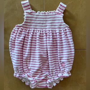 Kissy Kissy Terry Romper 12-18M